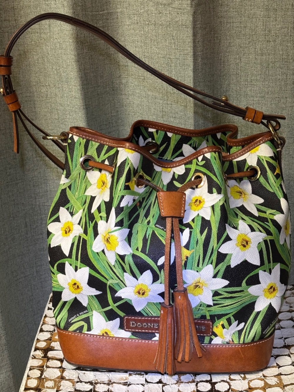 Dooney Bourke Botanical Daffodil Bag